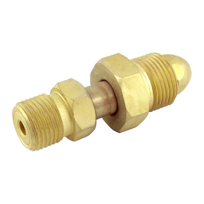 Nitrogen Tank Adapter N2 Cylinder to CO2 Regulator — Gas Conversion Fitting for Beverage Systems