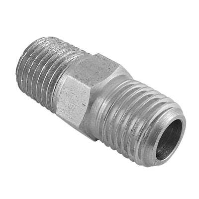 Heavy-Duty Hex Nipple - 304 Stainless Steel - 1/4"Male Pipe Thread (MPT) For N2