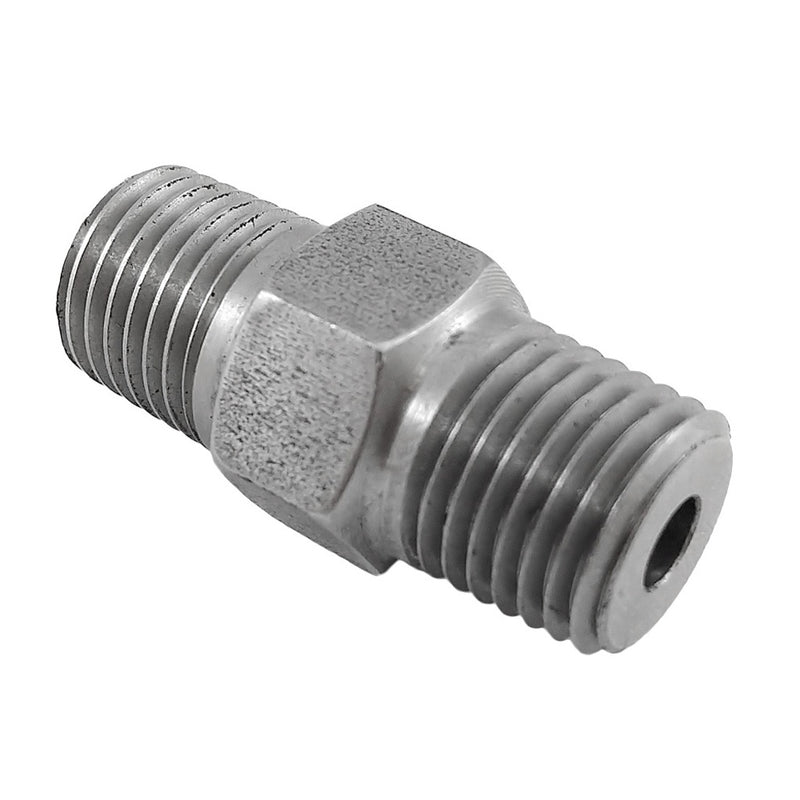 1/4" MPT 304 Stainless Steel Heavy-Duty Hex Nipple - High-Pressure Nitrogen (N2) Fitting