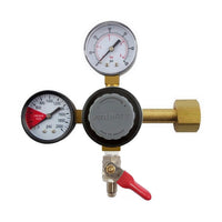 Taprite T742HP-02 Primary CO2 Regulator - 60 lb Gauge & 1/4" MFL Shut-Off