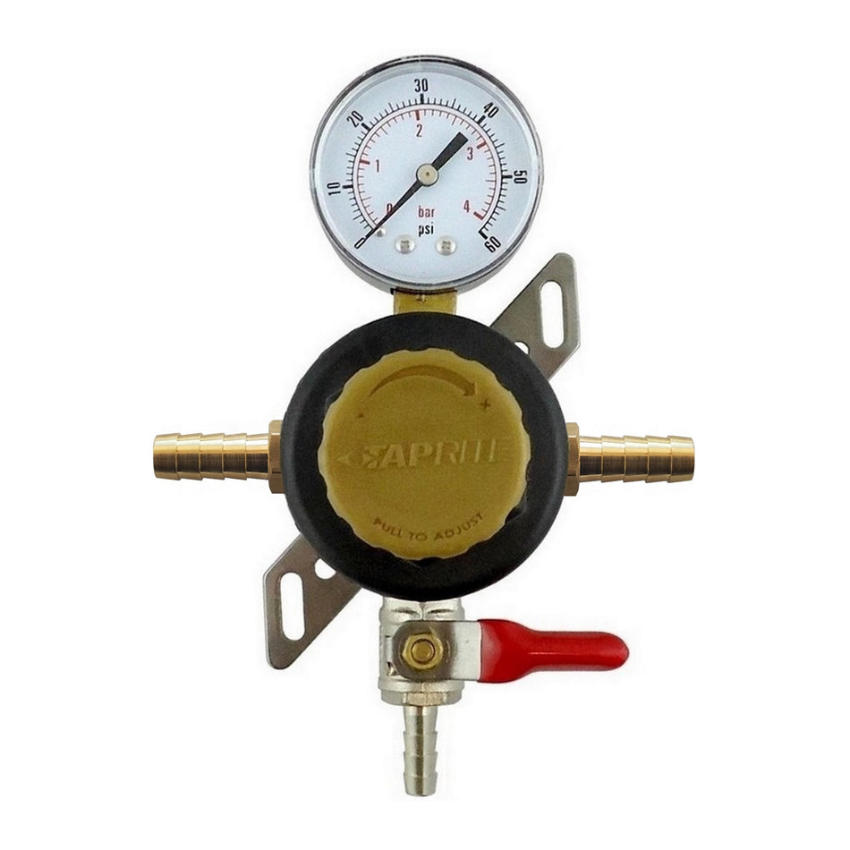 Passthru Reg 1/4inB-So-W/Chk 60:3/8inB'S Tap