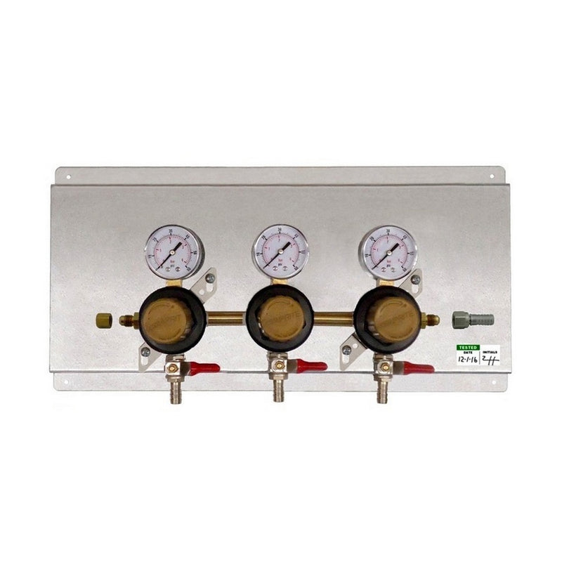 Taprite 3-Section Draft Beer Tap Panel - Frameless Tube-Free Configuration