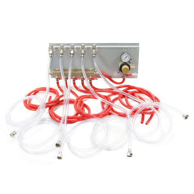 Regulation & Air Distribution Panel with 5 Brackets and 5-Tube Tap Set