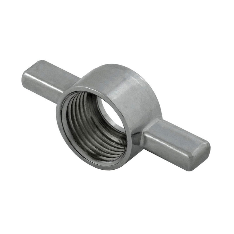 Winged Beer Nut for Draught Lines - Plated Brass Construction