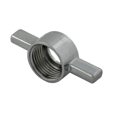 Winged Beer Nut for Draught Lines - Plated Brass Construction
