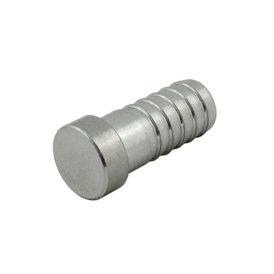 304 Stainless Steel 1/4" Hose Barb Plug - Draught Line End Cap