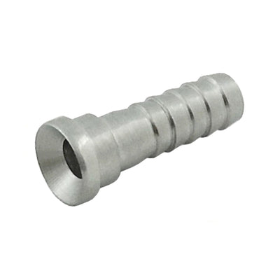 304 Stainless Steel 1/4" Barb Swivel Stem - Sanitary Fitting