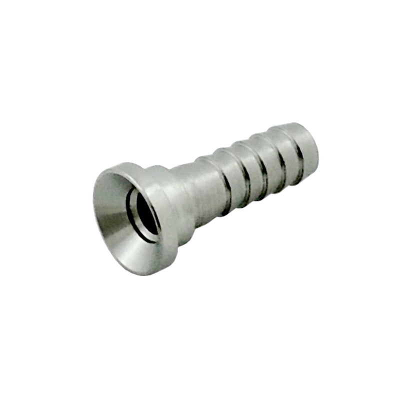 Stainless Steel Swivel Stem - 3/8" Swivel Nut to 1/4" Barb - 304SS
