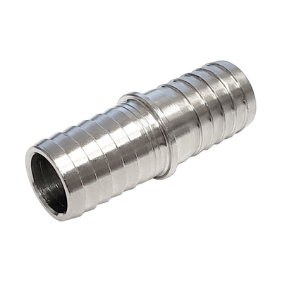Splicer - 304 Stainless Steel - 1/2" Hose Barb X 1/2" Hose Barb