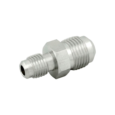 Adapter - 304 Stainless Steel - 1/4"Male Flare (MFL) X 3/8"Male Flare (MFL)