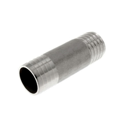 Splicer - 304 Stainless Steel - 3/4" Hose Barb X 3/4" Hose Barb