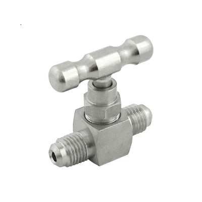 Needle Valve - 304 Stainless Steel - 1/4"Male Flare (MFL) X 1/4"Male Flare (MFL)