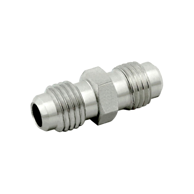 Adapter - 304 Stainless Steel - 1/4"Male Flare (MFL) X 1/4"Male Flare (MFL)