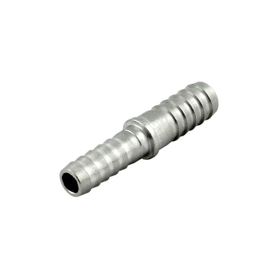 Splicer - 304 Stainless Steel - 1/8" Hose Barb X 1/4" Hose Barb
