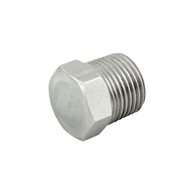 Hex Head Plug - 304 Stainless Steel - 1/8"Male Pipe Thread (MPT)