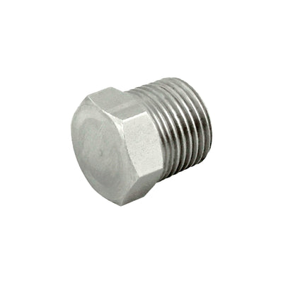 Hex Head Plug - 304 Stainless Steel - 1/2"Male Pipe Thread (MPT)