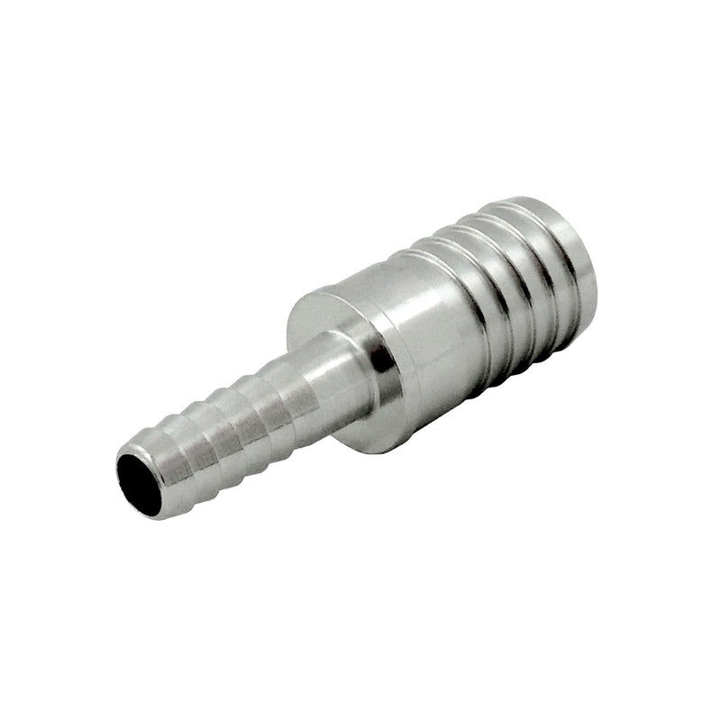 304 Stainless Steel 3/16" x 3/8" Reducing Barb Splicer