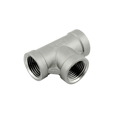 Tee - 304 Stainless Steel - 1/2"Female Pipe Thread (FPT)-All