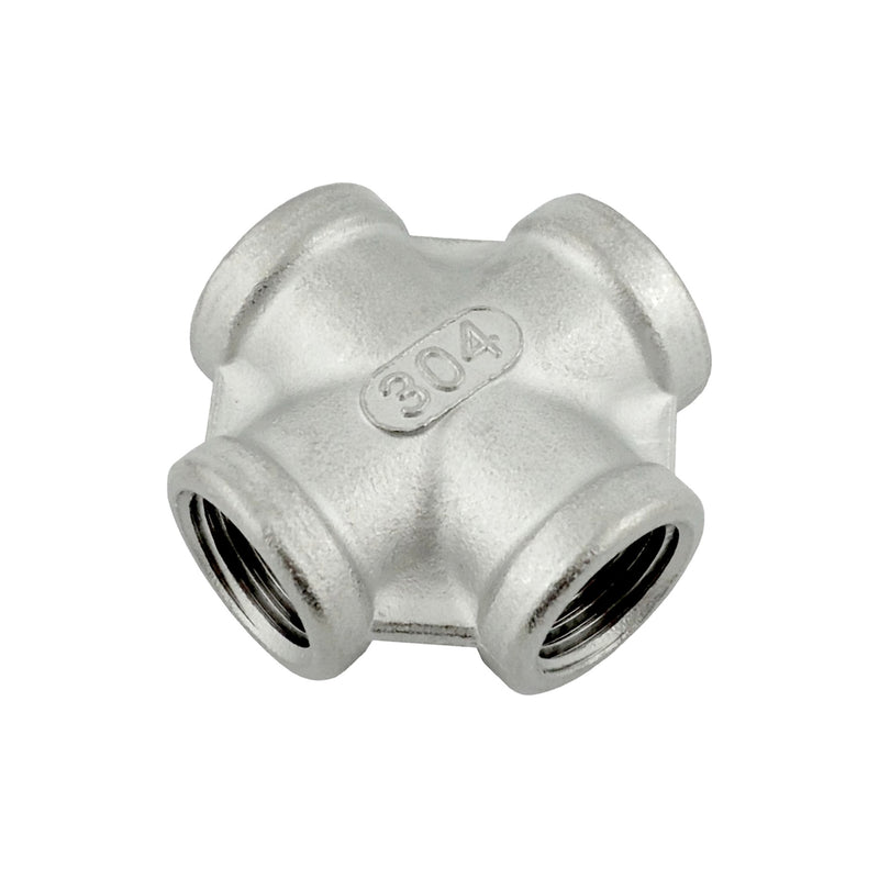 Cross - 304 Stainless Steel - 1/4"Female Pipe Thread (FPT)-All
