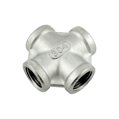 Cross - 304 Stainless Steel - 3/8"Female Pipe Thread (FPT)-All
