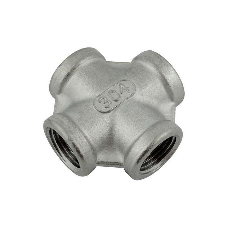 Cross - 304 Stainless Steel - 3/4"Female Pipe Thread (FPT)-All