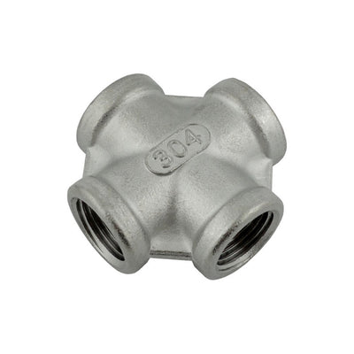 Cross - 304 Stainless Steel - 3/4"Female Pipe Thread (FPT)-All