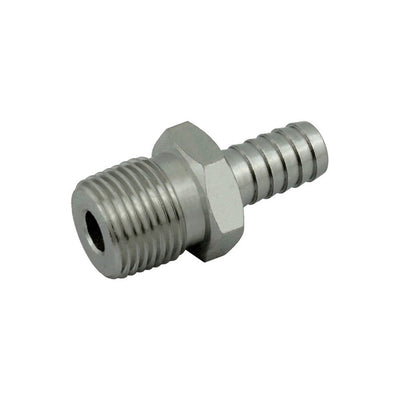 304 Stainless Steel Hose Barb Adapter - 3/4" Barb x 3/4" MPT