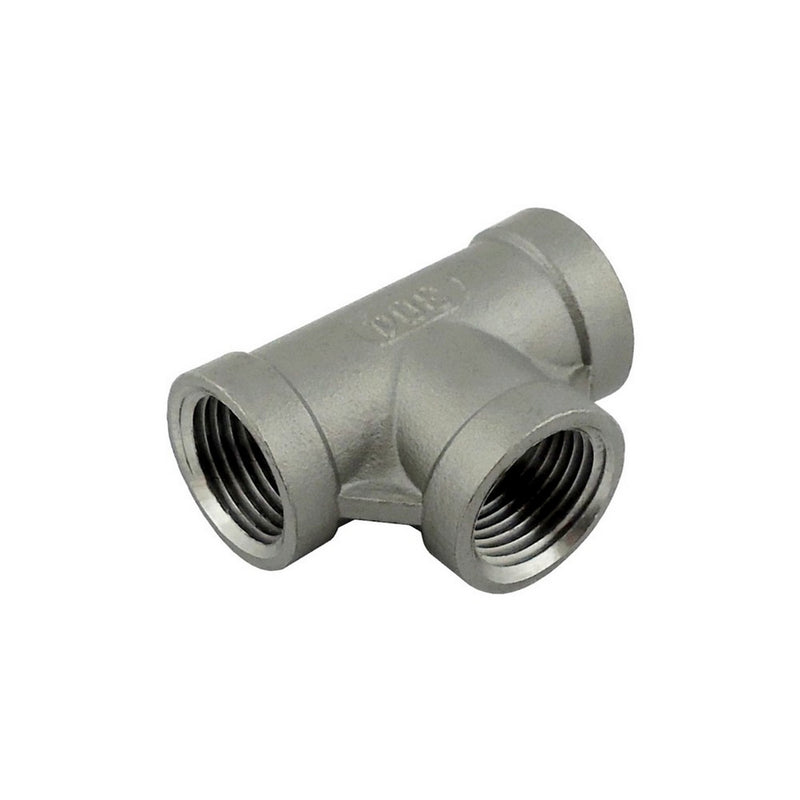 Tee - 304 Stainless Steel - 3/4"Female Pipe Thread (FPT)-All