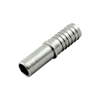 Stainless Steel 3/8" Stem to 3/8" Barb Compression Adapter - 304SS