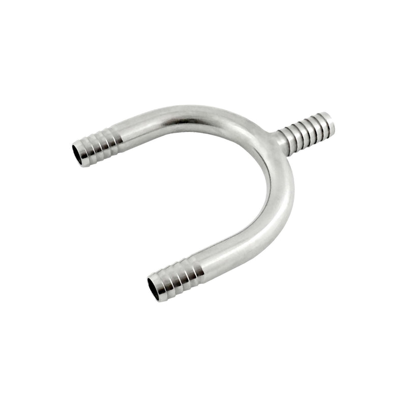 U-Bend-W/Man - 304 Stainless Steel - 5/16"B X 5/16"B X 5/16"B-Man