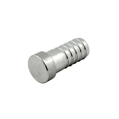 304 Stainless Steel 1/4" Hose Barb Plug - Sanitary Line Cap