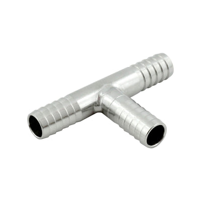 Thinwall Tee - 304 Stainless Steel - 3/8" Hose Barb-All