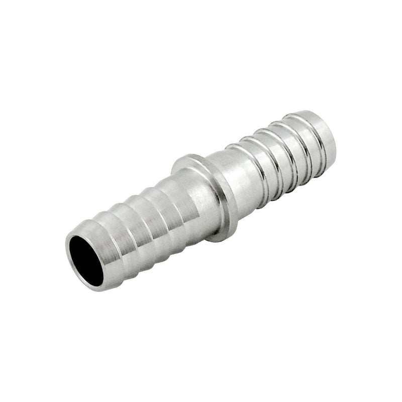 Thinwall Splicer - 304 Stainless Steel - 3/8" Hose Barb X 3/8" Hose Barb