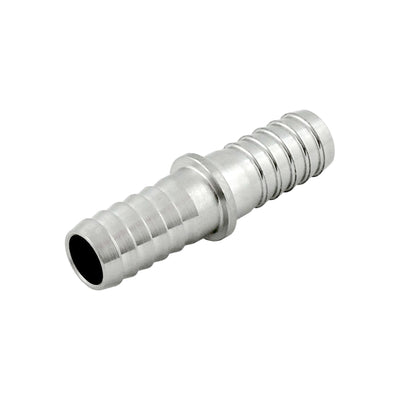 Thinwall Splicer - 304 Stainless Steel - 3/8" Hose Barb X 3/8" Hose Barb