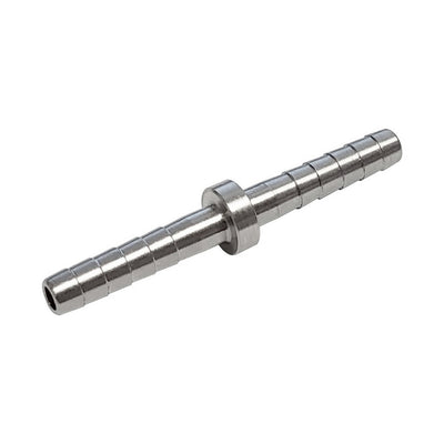 Thinwall Splicer - 304 Stainless Steel - 1/8" Hose Barb X 1/8" Hose Barb