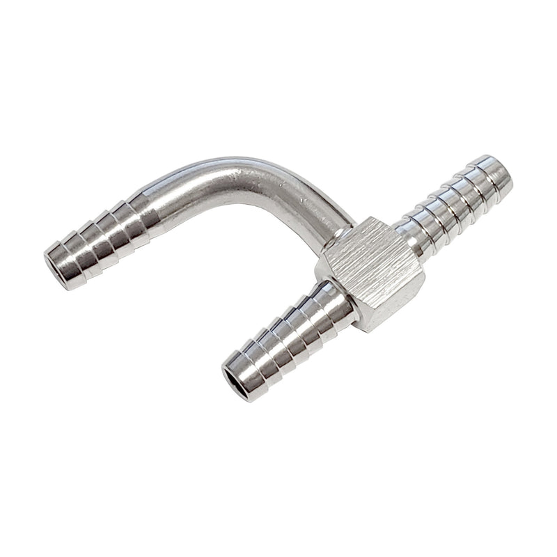 Y-Tee - 304 Stainless Steel - 1/4" Hose Barb-All