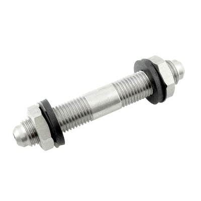 Bulkhead Adapter - 304 Stainless Steel - 1/4"Male Flare (MFL) X 1/4"Male Flare (MFL)- 3"L KD