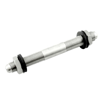 Bulkhead Adapter - 304 Stainless Steel - 1/4"Male Flare (MFL) X 1/4"Male Flare (MFL)- 4"L KD