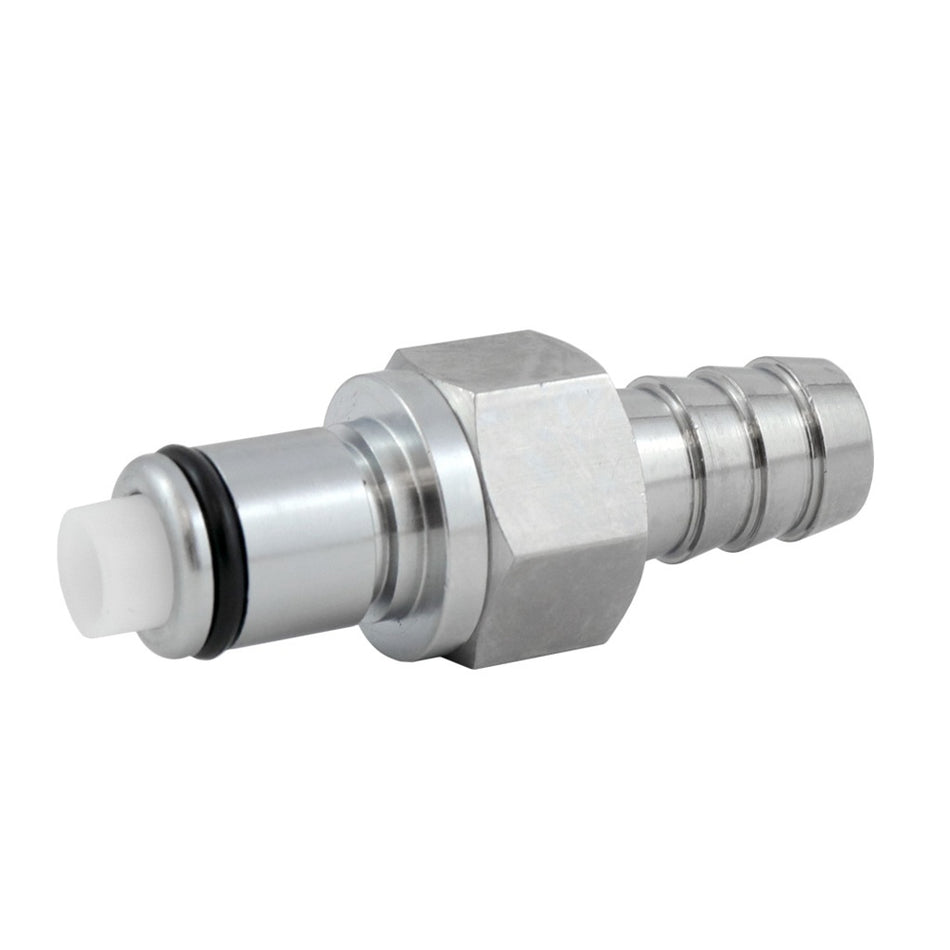 Male Quick Disc - Heavy-Duty Brass - 3/8" Hose Barb W/Shutoff