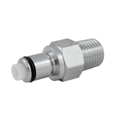 Male Quick Disc - Heavy-Duty Brass - 1/4"Male Pipe Thread (MPT) W/Shutoff