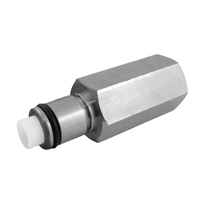 Male Quick Disc - Heavy-Duty Brass - 1/4"Female Pipe Thread (FPT) W/Shutoff