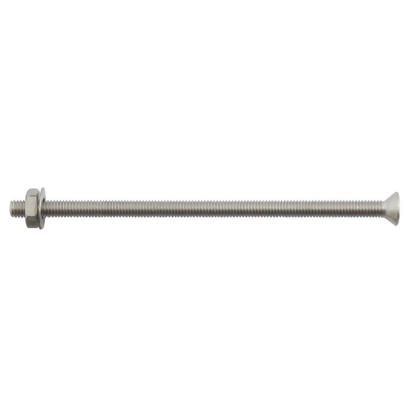 4" Stainless Steel Column Mounting Bolt Assembly - #10-32 Thread with Nut & Washer