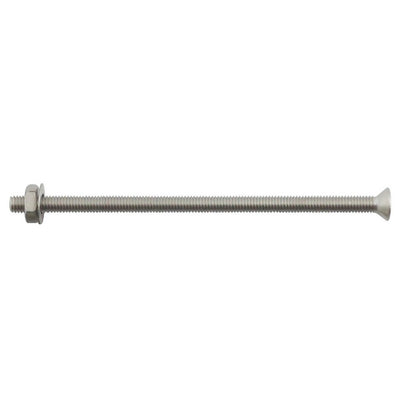 4" Stainless Steel Column Mounting Bolt Assembly - #10-32 Thread with Nut & Washer