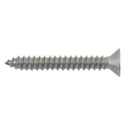 Flat-Head Phillips Screw #8 X 1-25inL S/S