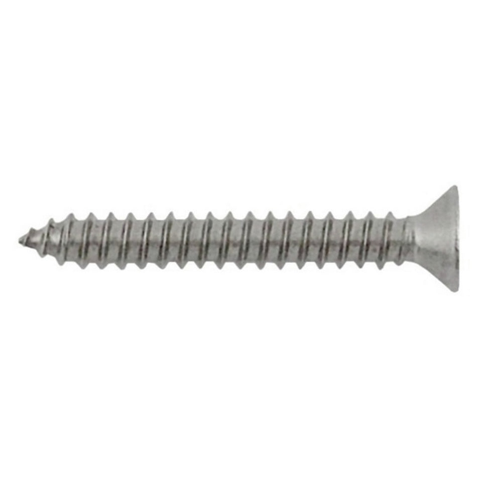 Flat-Head Phillips Screw #8 X 1-25inL S/S