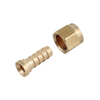 1/4" Female Flare (FFL) to 1/4" Barb Swivel Nut Set
