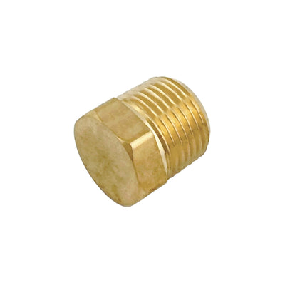Heavy-Duty Brass Hex Head Plug - 1/4" MPT