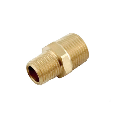 Reducer - Heavy-Duty Brass - 3/8"Male Pipe Thread (MPT) X 1/4"Male Pipe Thread (MPT)