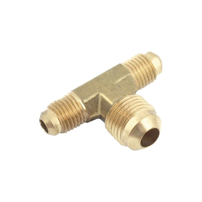 Tee - Heavy-Duty Brass - 1/4"Male Flare (MFL) X 1/4"Male Flare (MFL) X 3/8"Male Flare (MFL)