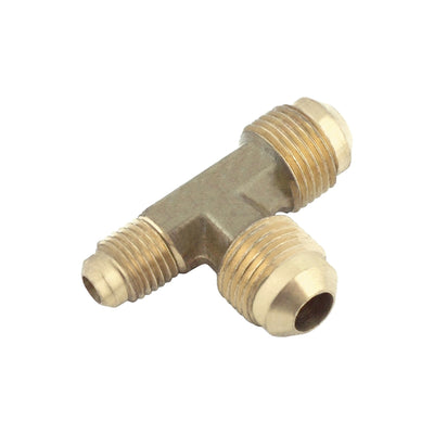 Tee - Heavy-Duty Brass - 1/4"Male Flare (MFL) X 3/8"Male Flare (MFL) X 3/8"Male Flare (MFL)
